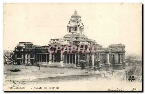 Ansichtskarte AK Belgique Bruxelles Palais de justice