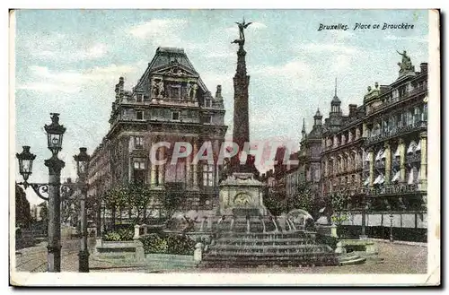 Cartes postales Belgique Bruxelles Place de Brouckere