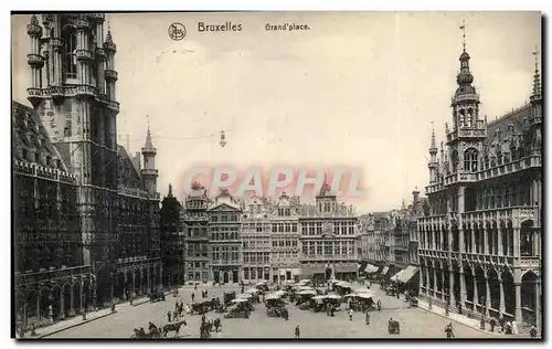 Ansichtskarte AK Belgique Bruxelles Grand place