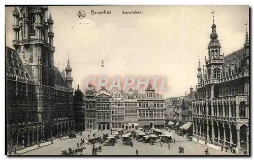 Cartes postales Belgique Bruxelles Grand place