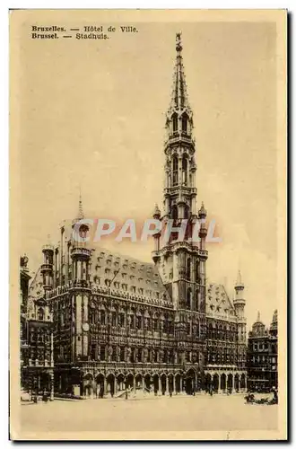 Cartes postales Belgique Bruxelles Hotel de ville