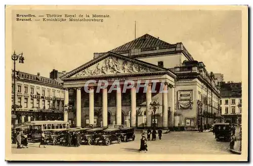 Cartes postales Belgique Bruxelles Theatre royal de la monnaie