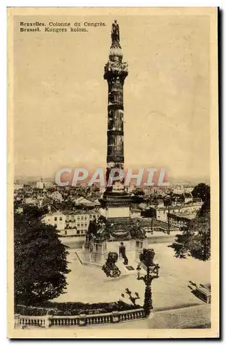 Ansichtskarte AK Belgique Bruxelles Colonne du congres