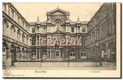 Cartes postales Belgique Bruxelles L&#39universite