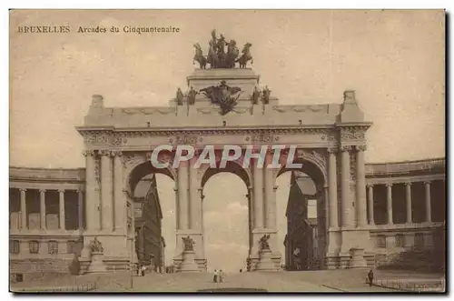 Ansichtskarte AK Belgique Bruxelles Arcades du cinquantenaire