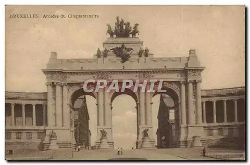 Cartes postales Belgique Bruxelles Arcades du cinquantenaire