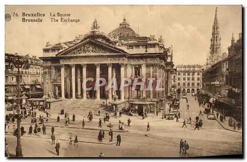 Cartes postales Belgique Bruxelles La Bourse