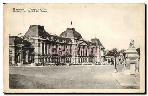 Cartes postales Belgique Bruxelles Palais du roi