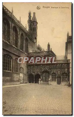 Ansichtskarte AK Belgique Bruges Basilique du Saint Sang