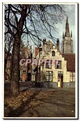 Cartes postales moderne Belgique Bruges Place des vignes