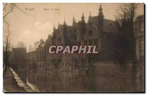 Cartes postales Belgique Bruges Palais du Franc