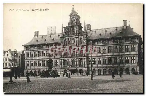 Belgique - Belgien - Belgium - Anvers - Antwerpen - Hotel de Ville - Ansichtskarte AK