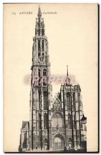 Belgique - Belgien - Belgium - Anvers - Antwerpen - Cathedrale - Cartes postales