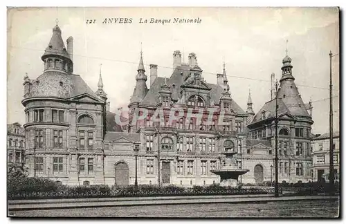 Belgique - Belgien - Belgium - Anvers - Antwerpen - La Banque Nationale - Cartes postales