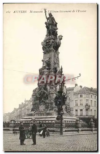 Belgique - Belgien - Belgium - Anvers - Antwerpen - Monument L&#39Affranchissement de l&#39Escaut -