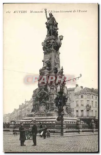 Belgique - Belgien - Belgium - Anvers - Antwerpen - Monument L'Affranchissement de l'Escaut -