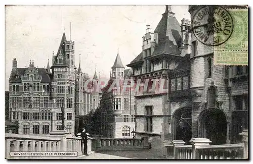 Belgique - Belgien - Belgium - Anvers - Antwerpen - Le Steen - Cartes postales
