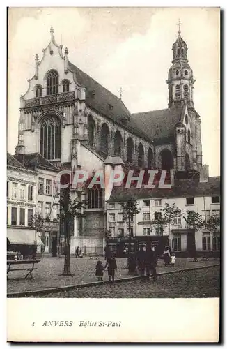 Belgique - Belgien - Belgium - Anvers - Antwerpen - Eglise Saint Paul - Cartes postales