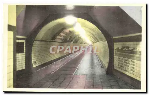 Belgique - Belgien - Belgium - Anvers - Antwerpen - Tunnel voor voetgangers onder de Schelde Binnenz