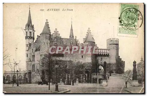 Belgique - Belgien - Belgium - Anvers - Antwerpen - Le Steen - Cartes postales