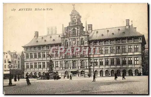 Belgique - Belgien - Belgium - Anvers - Antwerpen - Hotel de Ville - Cartes postales