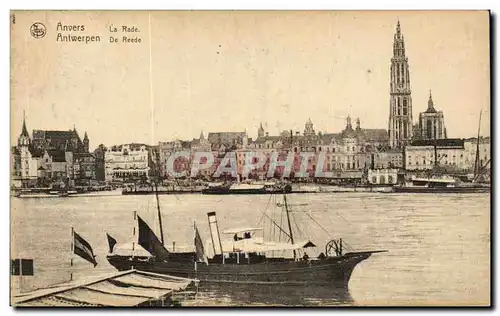 Belgique - Belgien - Belgium - Anvers - Antwerpen - La rade - de Reede - Cartes postales