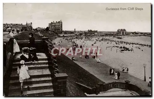 Grande Bretagne Great BRitain Cartes postales Gorleston from Cliff steps