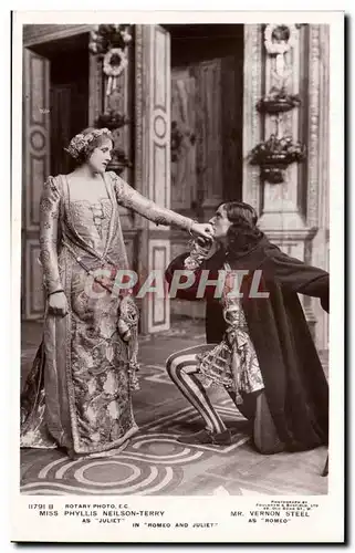 Grande Bretagne Great britain Ansichtskarte AK Vernon Steel Phyllis Neilson Terry Romeo and Juliet Shakespeare