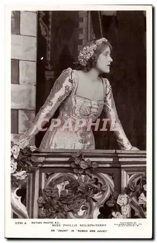 Grande Bretagne Great britain Cartes postales Phyllis Neilson Terry Romeo and Juliet Shakespeare