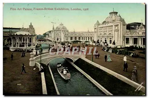 Grande Bretagne Great britain Cartes postales Franco British exhibition London 1908 Fine art Palace