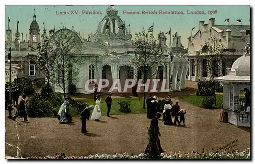 Grande Bretagne Great britain Ansichtskarte AK Franco British exhibition London 1908 Louis XV pavillion