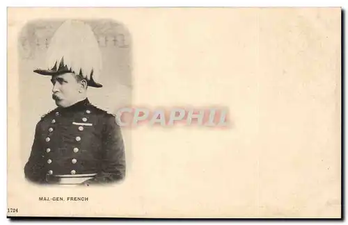 Grande Bretagne Great BRitain Cartes postales Major general French (uniforme soldat militaria)