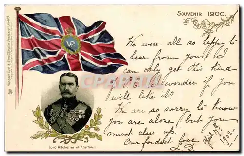 Grande Bretagne Great BRitain Cartes postales Fantaisie Souvenir 19100 Lord Kitchener of Khartoum (Soudan sudan)