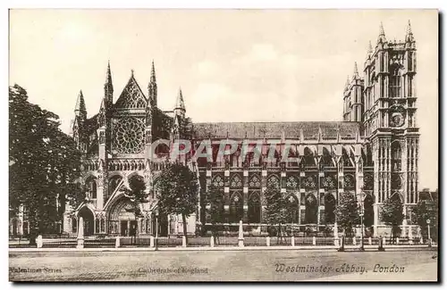 Grande Bretagne Great BRitain Ansichtskarte AK London Westminster Abbey