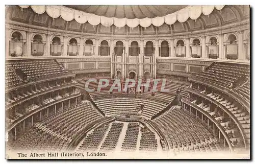 Grande Bretagne Great Britain Cartes postales London The Albert Hall (interior)