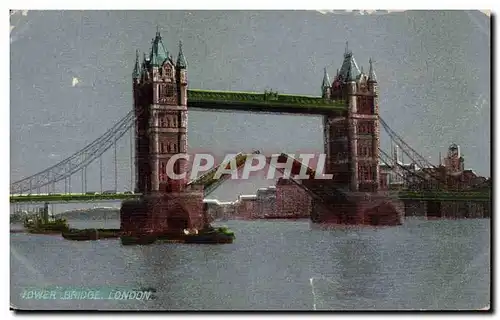 Grande Bretagne Great Britain Ansichtskarte AK London Tower bridge