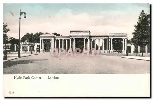 Grande Bretagne Great Britain Ansichtskarte AK London Hyde park corner