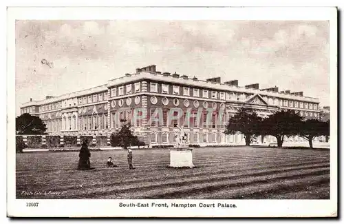 Grande Bretagne Great Britain Ansichtskarte AK London South East front Hampton court palace