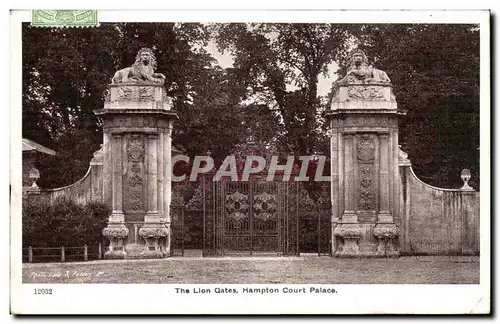 Grande Bretagne Great Britain Cartes postales London Hampton court palace The lion gates