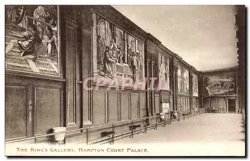 Grande Bretagne Great Britain Ansichtskarte AK London Hampton court palace The king&#39s gallery