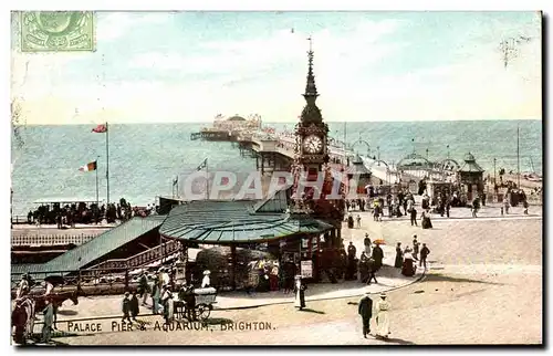 Grande Bretagne Great BRitain Ansichtskarte AK BRighton Palace pier and aquarium