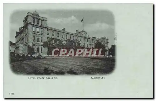 Grande Bretagne Great BRitain Cartes postales Royal staff college