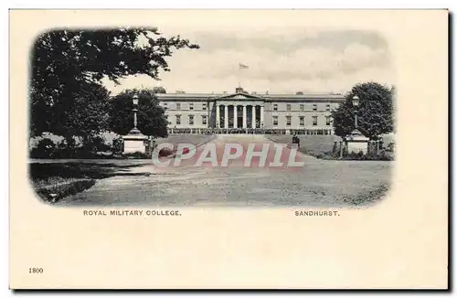 Grande Bretagne Cartes postales Royal military college Sandhurst