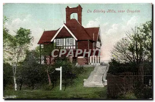 Grande Bretagne Great BRitain Cartes postales On Shirley Hills near Croydon