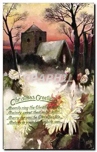 Grande Bretagne Great BRitain Cartes postales Fantaisie Christmas greetings