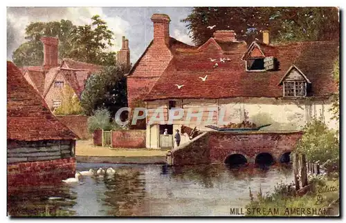 Grande Bretagne Great BRitain Ansichtskarte AK Mill stream Amersham