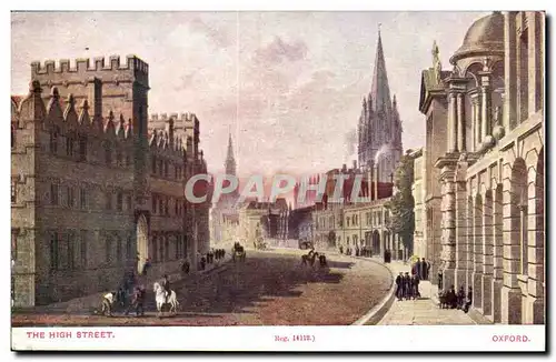 Grande Bretagne Great BRitain Cartes postales Oxford The high street