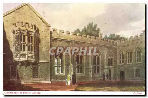 Grande Bretagne Great Britain Cartes postales Oxford Quadrangle of Balliol college