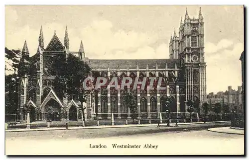 Grande Bretagne Great Britain Ansichtskarte AK Londres London Westminster Abbey