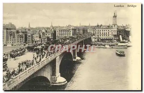 Grande Bretagne Great Britain Ansichtskarte AK Londres London Bridge